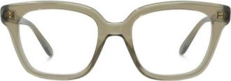 Loewe LW50083I096 Square Full Rim Eyeglasses - Green