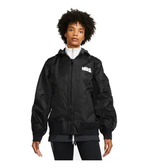 Nike (WMNS) Nike x sacai Layered Bomber Jacket Black CV5686-010