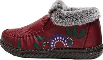 Generic Slip On Shoes for Women Winter Snow Boots with Fur Lined Thickened Snow Boots Plush Warm Waterproof Anti-Slip Boots Lightweight Comfortable Easy to We