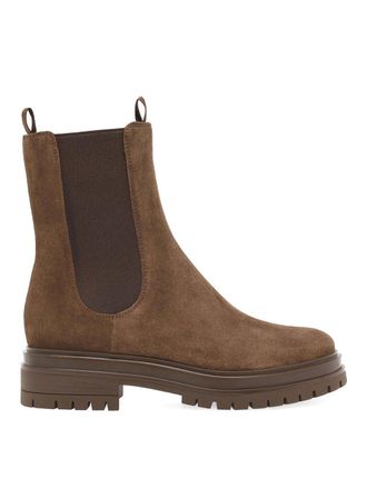 Gianvito Rossi Chester Suede Leather Boots