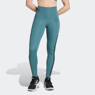 adidas Trainingstights ADIDAS PERFORMANCE OPT 3S 1/1, Damen, Gr. XL, N-Gr, preloved teal, Obermaterial: 77% Polyester, 23% Elasthan, Hosen Trainingstights