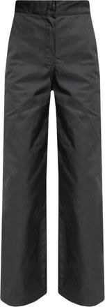 Palm Angels Wijde Pijpen Broek - Dames - Wijde Broeken - Zwart - S - Broeken