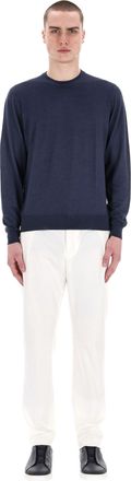 Drumohr Acquerello Super 140S Wool Crewneck Sweater