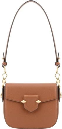 Pourchet Petit trotteur - Dames - Schoudertassen - Bruin - ONE Size - Leer - Tassen