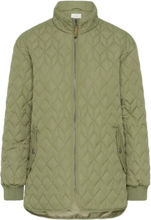 Kaffe Winter Jassen - Dames - Winterjassen - Groen - L - Jassen