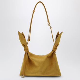 Loewe Ochre Scarf mini bag in suede