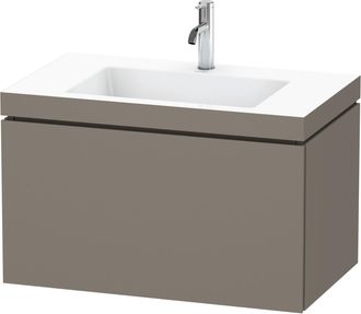 Duravit Duravit - Lavabo Para Muebles L-cube C-bonded Con Base, Colgante