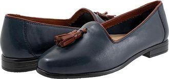 Trotters Liz Tassel Womens Shoes Navy : 10.5 N (AA), Leather