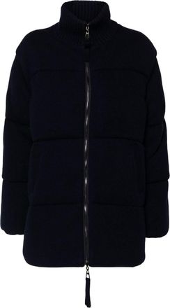 P.A.R.O.S.H. wool puffer coat - women - Polyester/Polyamide/Wool - S - Blue
