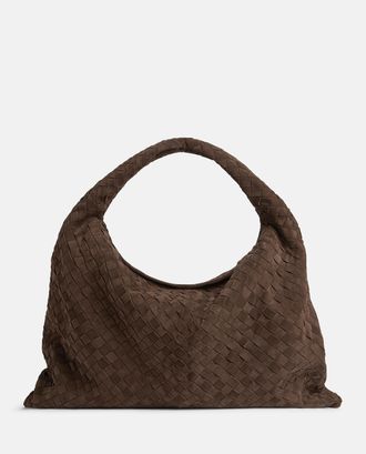 Bottega Veneta Borsa Hop Grande In Suede