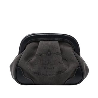Prada Pre-owned Borsa in Tela - - Pre-owned - Donna - Marrone - ONE SIZE