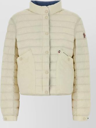 Moncler long sleeve padded coat stand collar