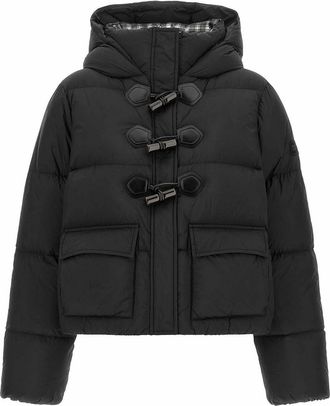 Ganni Black Future Nylon Black Puffer Jacket