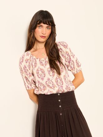 Fat Face FatFace Kai Ivory Paisley Petite Kai Blouse