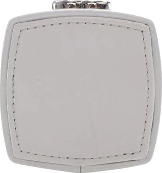 Chanel Pre-owned Compact Mirror Bag met ketting schouderband - Dames - Vintage Mini Tas - Wit - ONE Size - Vintage
