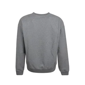 Versace Logo-Graphic Cotton Sweatshirt - Gray