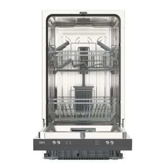 Sia 45cm Built In Integrated Dishwasher 9 Place Settings - SBID459 in Black