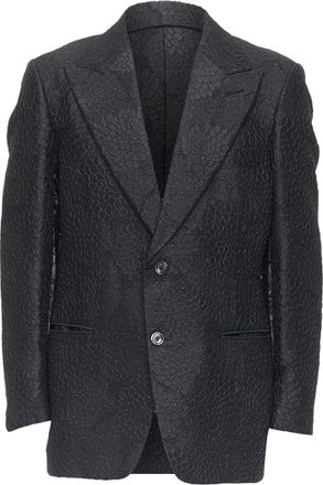 Tom Ford Cooper floral 3D brocade peak lapel tuxedo blazer