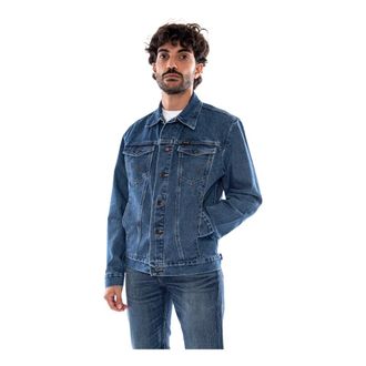 Wrangler Regular Cowboy Cut Jacket - Heren - Jassen - Blauw - Maat: M Katoen