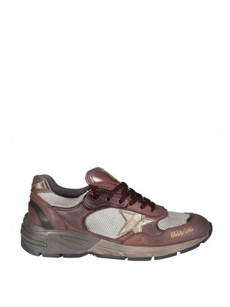 Golden Goose Running Dad Leather Upper Laminated Star