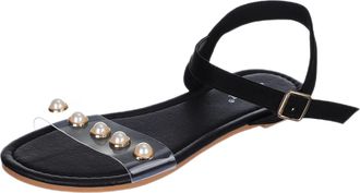 Generic Cocila Ladies Wide Fit Sandals Breathable WomenS Shoes Outdoor Slippers Leisure Fashion Casual Black, 6.5 Summer Black Size 9 Womens Women 5 Pink Plat