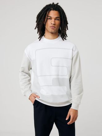 Genti Monogram Crewneck Patchwork wit