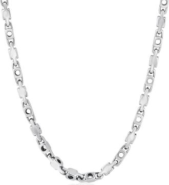 Pompeii3 Mens 14k Gold (95gram) or Platinum (178gram) 5.5mm Link Chain Necklace 24