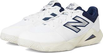 New Balance FuelCell Delray V2 Tennis Shoes Mens Shoes White/Navy : 10.5 D - Medium, Synthetic