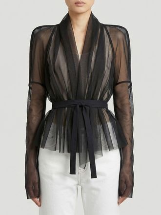 Rick Owens Sheer Silk Blazer