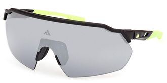 Adidas Sport SP0093 02C Mens Sunglasses Black Size 145