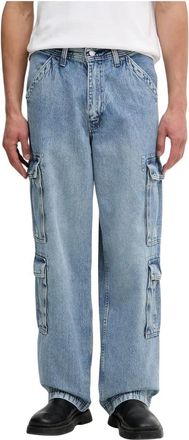 Levi's 578 Baggy Cargo - Heren - Regular Fit Jeans - Blauw - W30 L34 - Katoen - Jeans