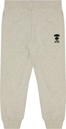 Aape By A Bathing Ape logo-embroidered track pants - men - Cotton/Polyester - M - Grey