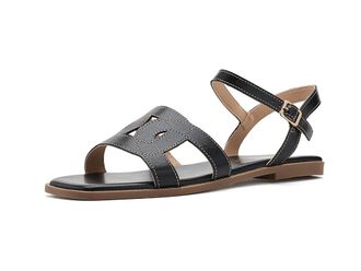 Journee Collection Bridey Womens Sandals Black : 9.5 M, Synthetic