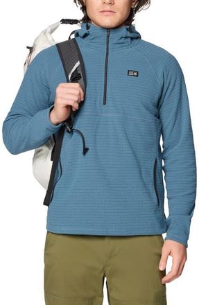 Mountain Hardwear Summit Grid Hoodie in Adriatic Blue at Nordstrom, Size Xx-Large