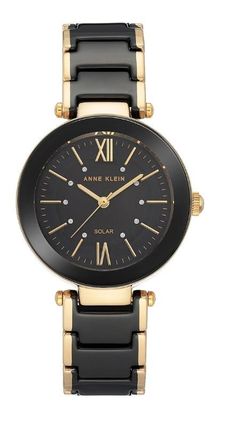 Anne Klein Classic Black Dial Ladies Watch AK/3844BKGB