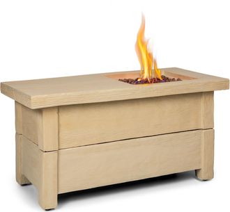 Blumfeldt Blumfeldt Chimenea De Gas Corinth 40.000 Btu/13kw Cubierta Quemador De Acero Inoxidable