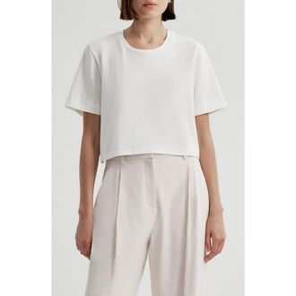A.L.C. Kali Boxy T-Shirt in White at Nordstrom, Size Xx-Small