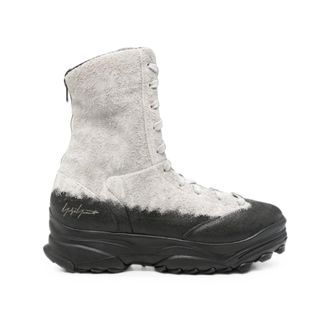 Yohji Yamamoto Gsg9 Boot - Heren - Schoenen - Grijs - Maat: 42 1/2 EU Zijde