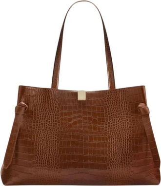 Yuzefi Bolso Tote Gyoza - Bags - Mujer - Marr&oacute;n - ONE SIZE