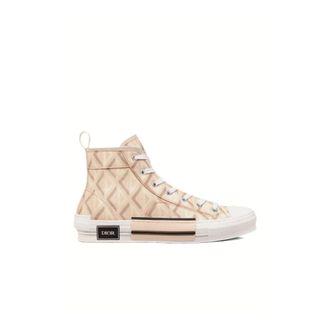 Dior B23 Sneaker de ca&ntilde;a alta - Shoes - Hombre - Beige - 42 EU