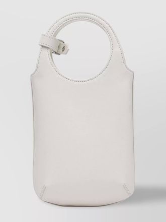 Courr&egrave;ges slim holy leather crossbody bag