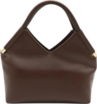 Twinset Bolso de Terciopelo - Bags - Mujer - Marr&oacute;n - ONE SIZE