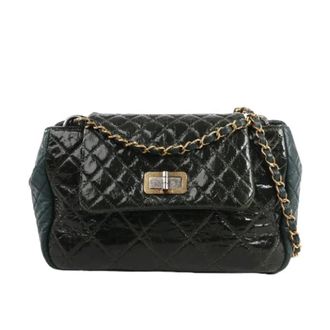 Chanel Pre-owned Reissue Accordion Shoulder Bag - Dames - Vintage Schoudertas - Zwart - ONE Size - Leer - Vintage