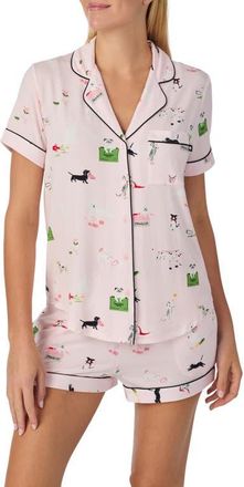 Kate Spade New York print short pajamas in Pink Multi at Nordstrom, Size X-Small