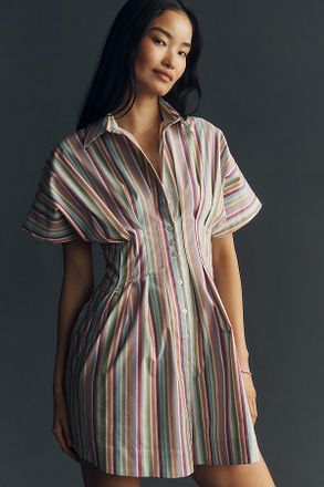 Exquise The Tobie Mini Shirt Dress by Exquise