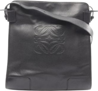 Loewe Pre-owned Schoudertas - Dames - Vintage Schoudertas - Zwart - ONE Size - Leer - Vintage