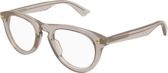 Bottega Veneta Panthos Optisch Montuur - unisex - Brillen - Roze - 52 MM - Accessoires