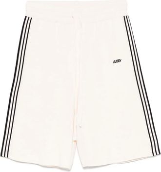 Autry stripe-detail shorts - Neutrals